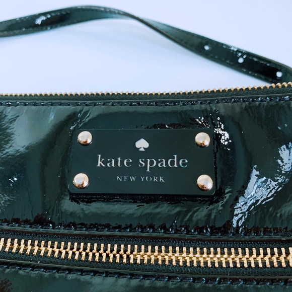 Black Kate Spade Crossbody Purse Messenger Handbag - Picture 7 of 7